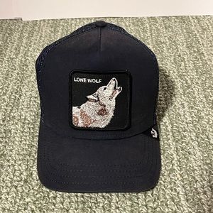 Goorin Bros “lone wolf” trucker hat